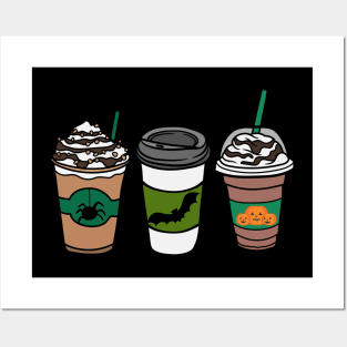 Halloween coffee Posters and Art